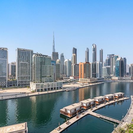 Furnished Apartment Binghatti Canal - Burj Khalifa View, Dubai Exterior photo